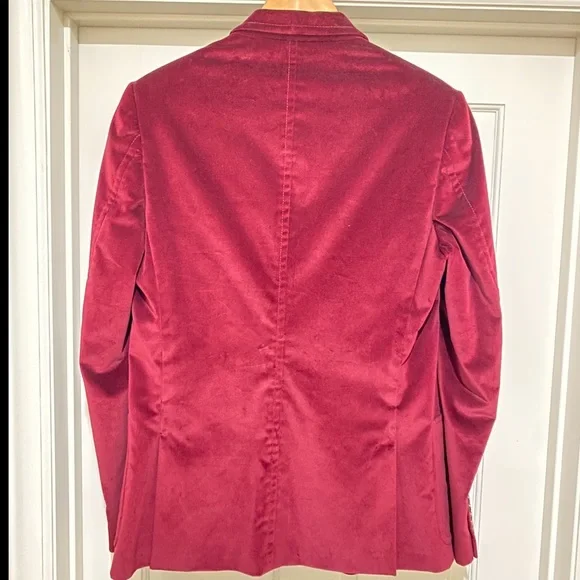 Men’s Gucci Suit Jacket - floral burgundy - Picture 3 of 5